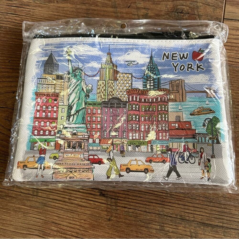 Design USA Souvenir New York Makeup Travel Cosmetic Bag New